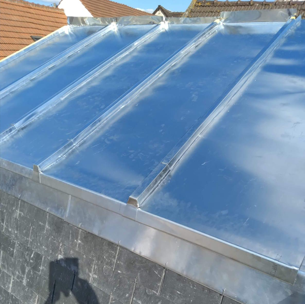 Toiture en zinc - ardoise